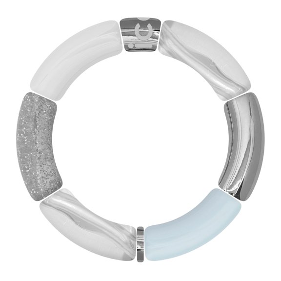 ICE-WATCH - ICE - Ice Jewelry Bella Bracelet - Blue silver white Fashion Bracelet for Women (023571) - Splash-Proof - Sober, Chic, Elegant Bracelet - 160 to 230 mm Length