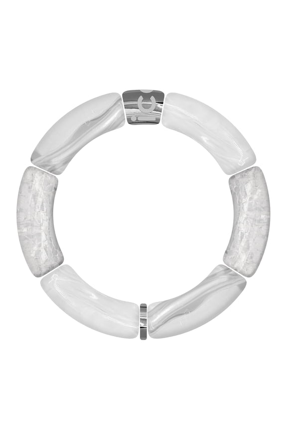 - ICE - Ice Jewelry Bella Bracelet - Silver transparent Fashion Bracelet for Women (023560) - Splash-Proof - Sober, Chic, Elegant Bracelet - 160 to 230 mm Length