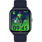 ICE-WATCH - Ice Smart Junior 2.0 - Square Blue Connected Watch for Children with Blue Silicon Strap - 022792 1,75 Inches - iOS, Android Water Resistant Smartwatch - Music Control, Games