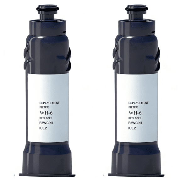 ICE2 F2WC9I1 ICE Maker Filter Replacement, Compatible with ice2 F2WC9I1 W10565350, W10480323, (2- Pack)