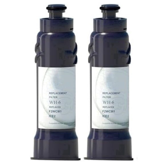 ICE2 F2WC9I1 ICE Maker Filter Replacement, Compatible with ice2 F2WC9I1 W10565350, W10480323, 2 PCS