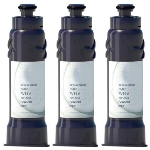ICE2 F2WC9I1 ICE Maker Filter Replacement, Compatible with ice2 F2WC9I1 W10565350, W10480323, 3 PCS