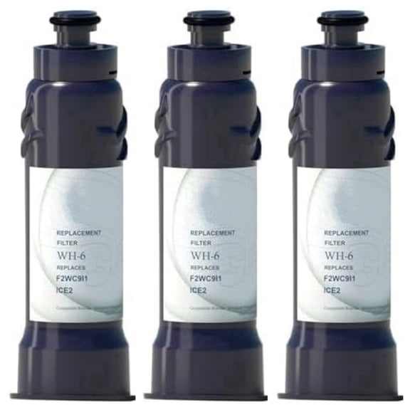 ICE2 F2WC9I1 ICE Maker Filter Replacement, Compatible with ice2 F2WC9I1 W10565350, W10480323, 3 PCS