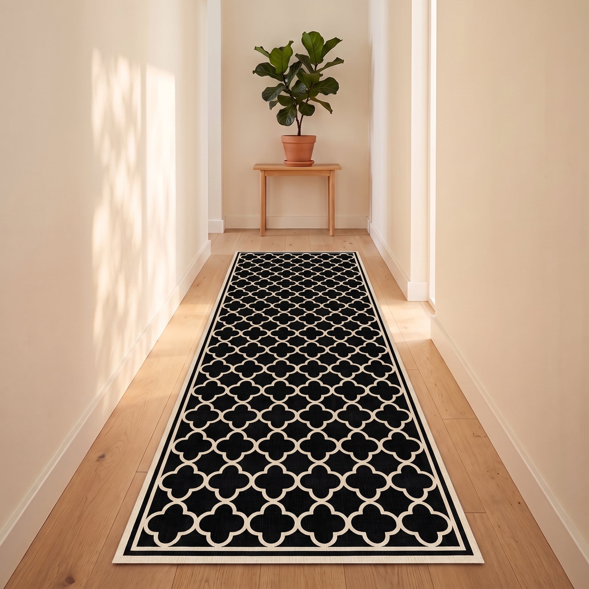 ICEANT 2'x6' Moroccan Style Non-Slip Kitchen Mat, Boho Geometric ...