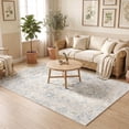 thumbnail image 1 of ICEANT 5'x7' Area Rug, Rustic Style Rugs for Entryway Living Room Bedroom, Farmhouse Non-Slip Country Carpet Indoor Machine Washable, Green, 1 of 5