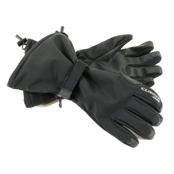 Clam Women's Extreme Durable Polyurethane Palm Black Glove In Small Size