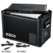 ICECO VL45 ProS 45L Portable Refrigerator Multi-Directional Lid Dual USB & DC 12/24V AC 110-240V