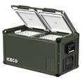 thumbnail image 1 of ICECO VL75 ProD  Portable Freezer Fridge with AC/DC, 75L Dual Zone 12V Car Fridge Powered by SECOP, 0℉ to 50℉, Electric Cooler for Car, Camping and Home Use [Olive Green Special Edition], 1 of 6