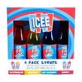 thumbnail image 1 of ICEE 4-Pack Shaved Ice Slushie Syrups. Watermelon, Lemonade, Blue Raspberry & Cherry Flavored Syrups, 6.1 fl oz, 1 of 3