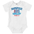 thumbnail image 1 of ICEE 80s Logo Tastefully Chillin' Romper Boys or Girls Infant Baby Brisco Brands 18M, 1 of 6