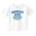thumbnail image 1 of ICEE 80s Logo Tastefully Chillin' Toddler Boy Girl T Shirt Infant Toddler Brisco Brands 18M, 1 of 6