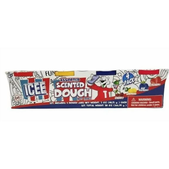 ICEE Assorted Fruit Scented Molding Dough 4-Pack