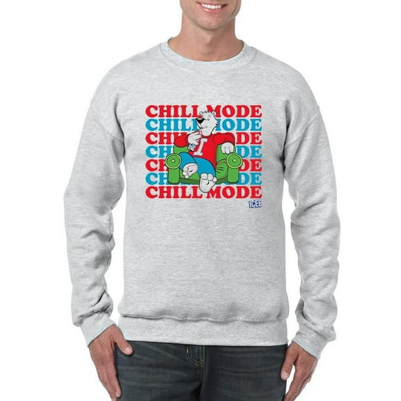 ICEE Chill Mode Activated - Relaxing Frosty Graphic Men's Sweatshirt