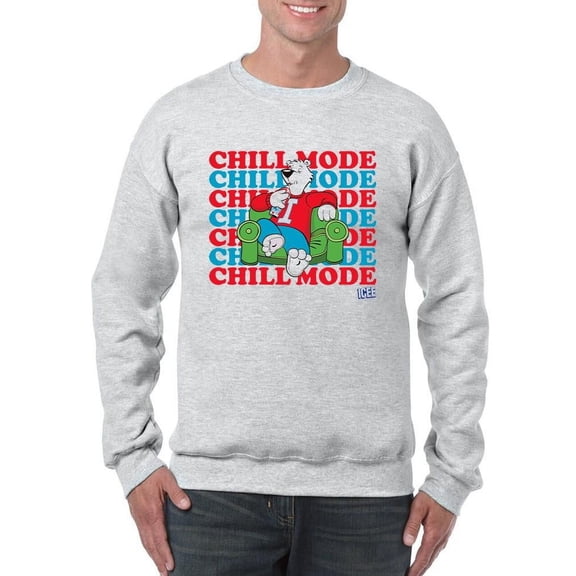 ICEE Chill Mode Activated - Relaxing Frosty Graphic Men's Sweatshirt