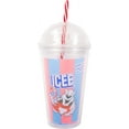 ICEE Cold Change Sippy Cup with Lid Reusable Straw 4 fl oz, Color ...