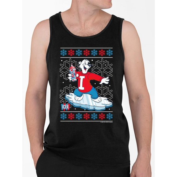 ICEE Frosty Vibes - Holiday Ice Bear Graphic Men's Tank Top