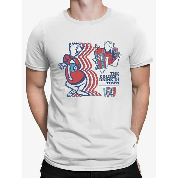 ICEE Retro Vibes - The Coldest Drink In Town Graphic Men's T-shirt