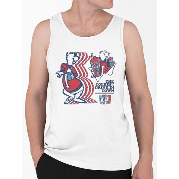 ICEE Retro Vibes - The Coldest Drink In Town Graphic Men's Tank Top