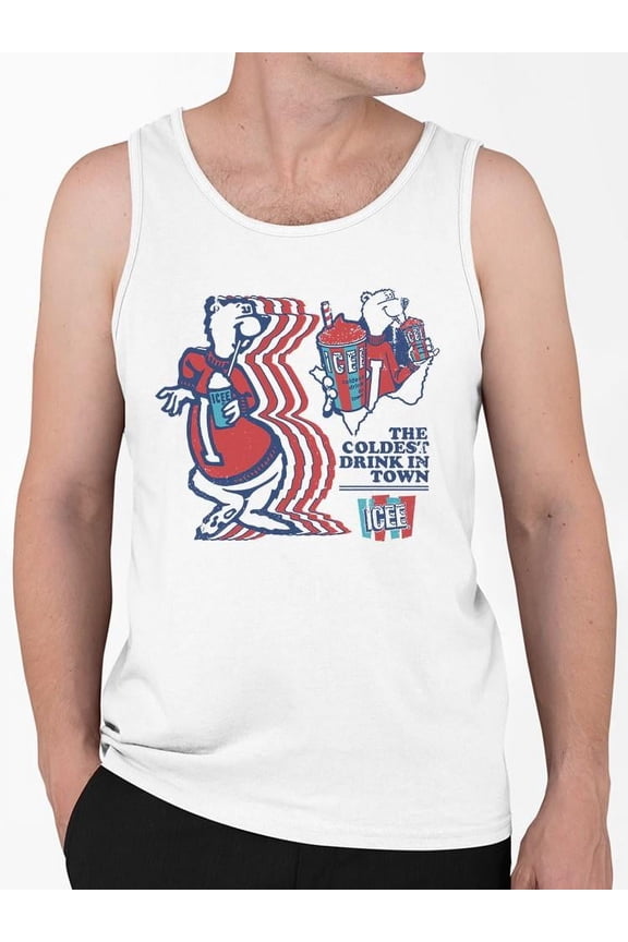 ICEE Retro Vibes - The Coldest Drink In Town Graphic Men's Tank Top