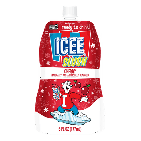 Icee Slush Cherry Freeze & Squeeze Drink Pouch, 6 fl oz