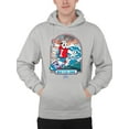 thumbnail image 1 of ICEE Surfing Wave Vibes - Cool Graphic Design Men's Hoodie, 1 of 4