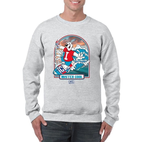 ICEE Surfing Wave Vibes - Cool Graphic Design Men's Sweatshirt