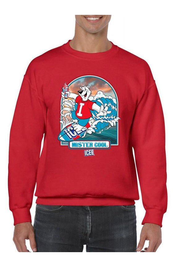 ICEE Surfing Wave Vibes - Cool Graphic Design Men's Sweatshirt