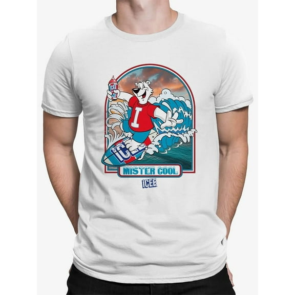 ICEE Surfing Wave Vibes - Cool Graphic Design Men's T-shirt
