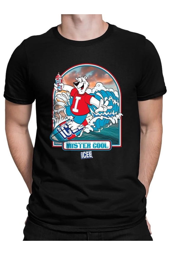ICEE Surfing Wave Vibes - Cool Graphic Design Men's T-shirt