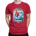 thumbnail image 1 of ICEE Surfing Wave Vibes - Cool Graphic Design Men's T-shirt, 1 of 4