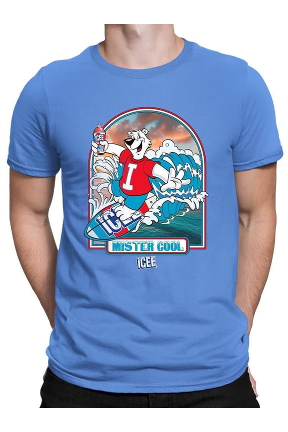 ICEE Surfing Wave Vibes - Cool Graphic Design Men's T-shirt