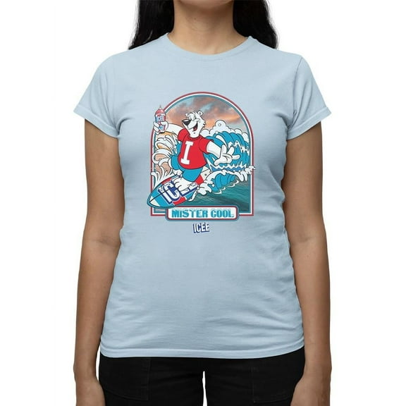ICEE Surfing Wave Vibes - Cool Graphic Women's T-shirt