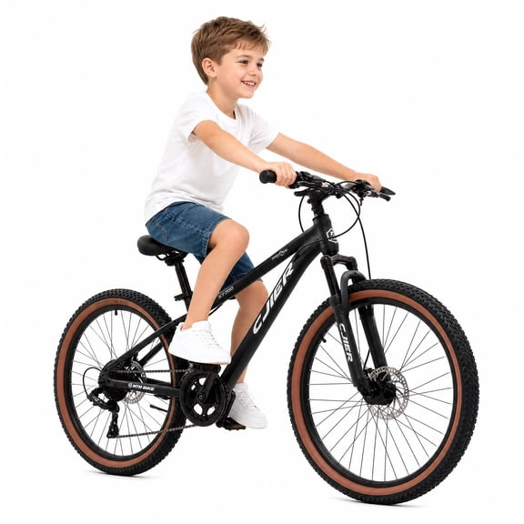 ICEEIF 20 inch Mountain Bike, 21-Speed MTB Bicycle with Suspension Fork, Dual Disc Brakes, Internal Cable Routing Frame, 2.125" Anti-Slip Tires, Bike for Teens and Adults
