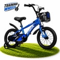 thumbnail image 1 of ICEELF 14 inch Kids Bike, Carbon Steel Frame, Dual Brakes, Adjustable Seat,Training Wheels for Boys Girls Ages 3-12, 1 of 9