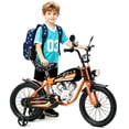 thumbnail image 1 of ICEELF 16 inch Kids Bike for Boys & Girls Ages 2-9, Bicycle with Training Wheels, Multi Color, 1 of 6