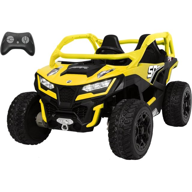 ICEELF 24V 10AH 2 Seater Ride on Toyss for Big Kids, 21" 4WD/AWD Largre