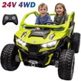 thumbnail image 1 of NEORIVER XL 24V Ride on Toys for Big Kids, 10AH Battery, 4x75W Motor, 5MPH UTV Ride on Car for Ages 3-8, Parent Remote Control, Bluetooth Music, EVA Tires & 4 Spring Suspension, 1 of 8
