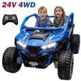 thumbnail image 1 of NEORIVER XL 24V Ride on Toys for Big Kids, 10AH Battery, 4x75W Motor, 5MPH UTV Ride on Car for Ages 3-8, Parent Remote Control, Bluetooth Music, EVA Tires & 4 Spring Suspension, 1 of 8