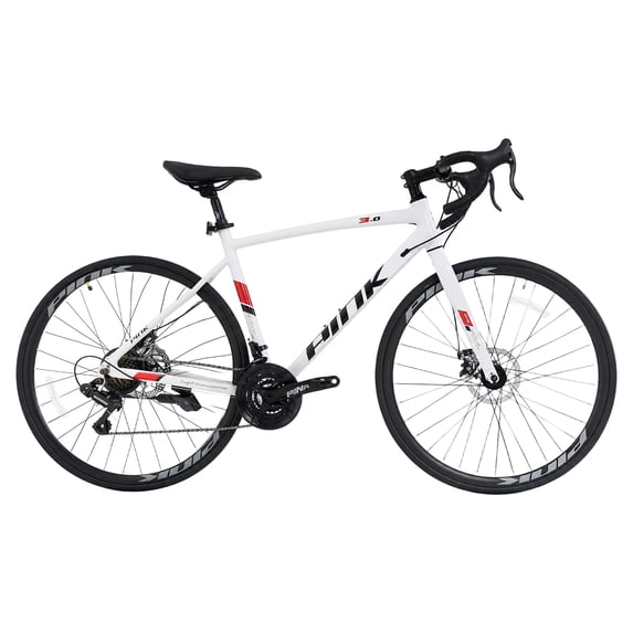 ICEELF 700C Road Bike, 21-Speed Shimano Drivetrain, Lightweight Aluminum Frame, City Commuter Sport Bike for Men and Women