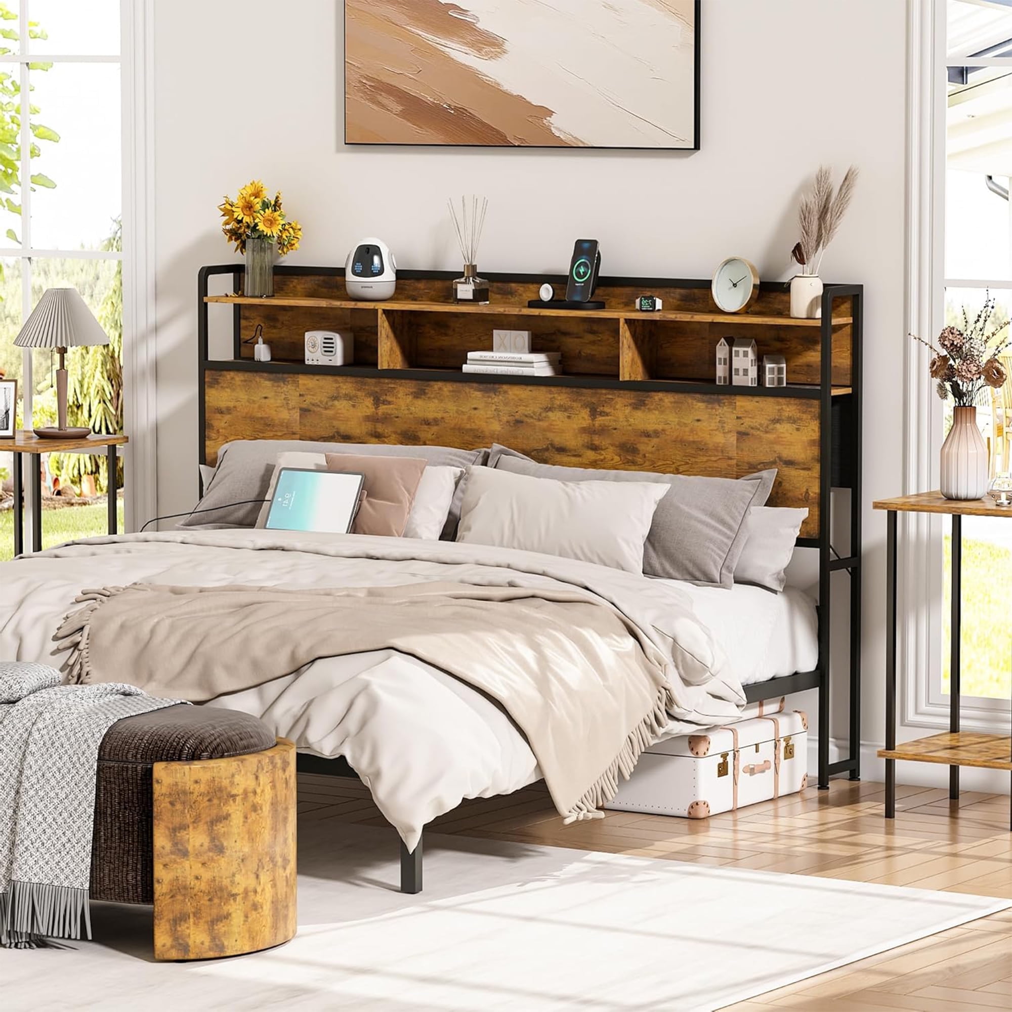 ICEELF King Size Headboard Only for Bedroom, Headboard King Size with 4