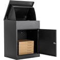 thumbnail image 1 of Pipleo Large Package Delivery Boxes, Galvanized Steel, Lockable, Anti-Theft, 17.3" x 13.8" x 22.1", 1 of 8