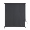 Curated visual reference: Motorized Fabric Shades For Wide Windows Reference: Keystone Fabrics Motorized Pvc Outdoor Patio Sun Shade 6Ft Wide