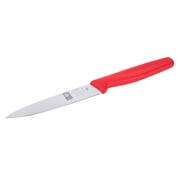 ICEL 4" Straight Paring Knife, Red