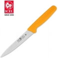 thumbnail image 1 of ICEL Cutlery 5.5" Stiff Boning Knife Extra Wide Straight Blade, Yellow Handle, 1 of 7