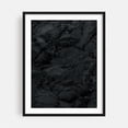 thumbnail image 1 of ICELAND | Volcanic Lava Fields II - Reykjavík Reykjavíkurborg Iceland Photography Abstract Nature Geometric Moody Landscape Minimalist Wilderness Black Framed Wall Art Print 12 x 16 inches, 1 of 1