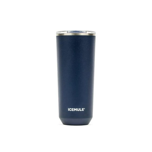 ICEMULE 1420-MB 24 oz Stainless Steel Tumbler, Mediterranean Blue