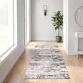 thumbnail image 1 of ICEANT 3'x8' Hallway Runner Rugs, Abstract Style Area rug with Non-Slip Backing, Washable Rug for Kitchen Entryway Bedroom Laundry Room, Light Grey, 1 of 5