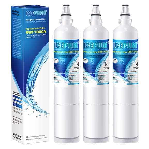 ICEPURE 9990 Replacement for LG LT600P, 5231JA2006A, 5231JA2006B, KENMORE 46-9990, 469990, RWF1000A Refrigerator Water Filter, 3PACK