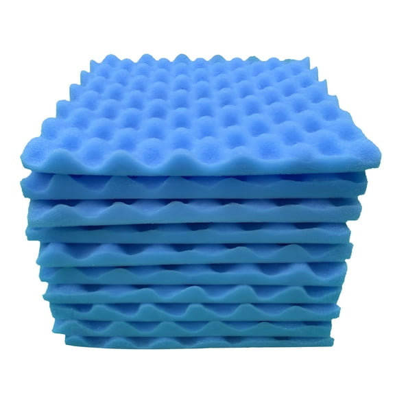 ICERUN 10Pcs Acoustic Foam Panels Sound Proof Foam Panels Soundproofing Noise Cancelling Wedge Panels Soundproof Wall Panels Fast Expand, Sound Absorption and Decoration