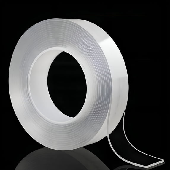 ICERUN 2026 New 1/3/5/10Meter Double Sided Tape Clear Nano Traceless Reuse Waterproof Adhesive Tape Non-Slip Removable Sticky Strips for Home,Office,Diy,Wall,Glass